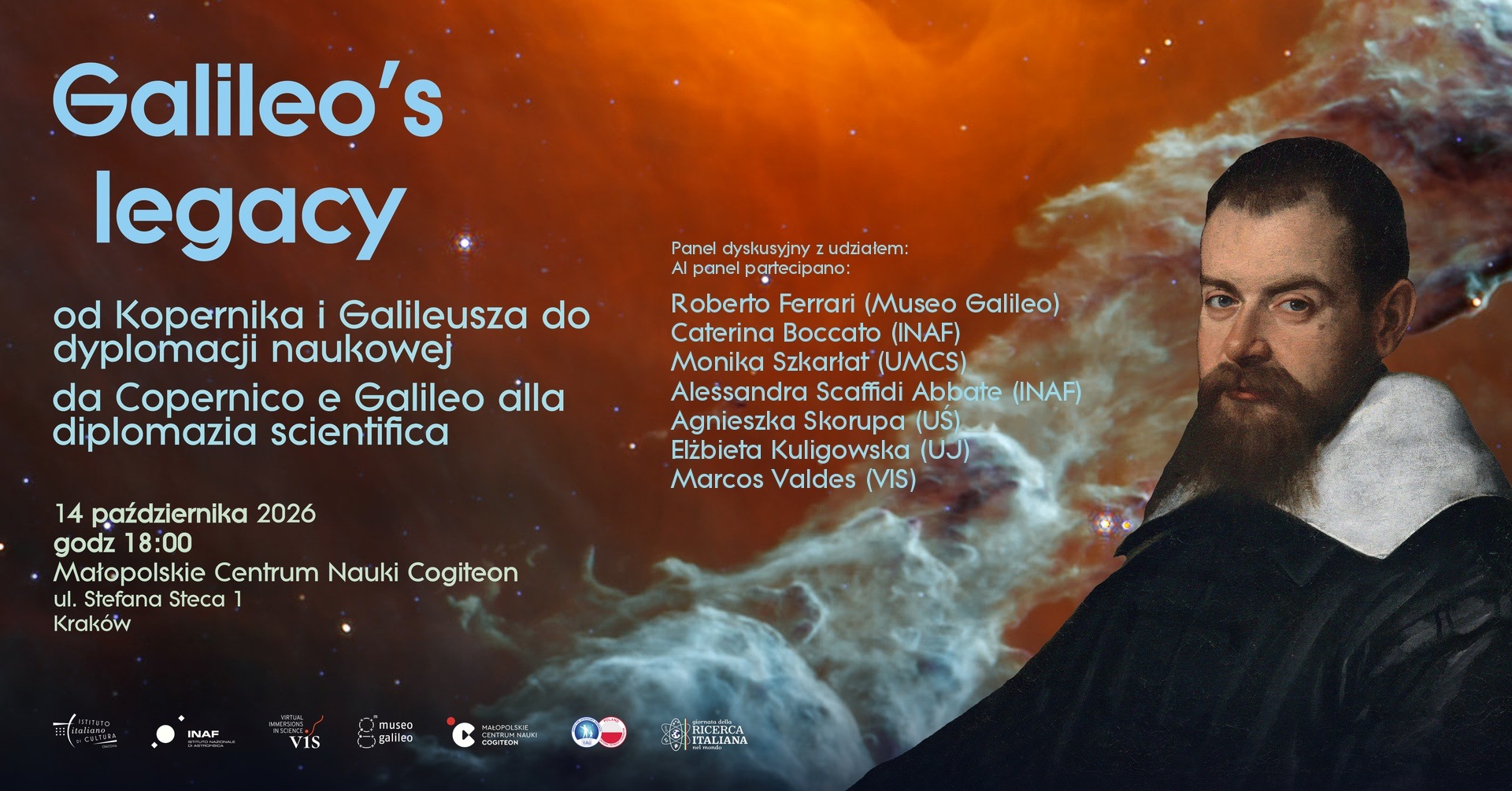 „GALILEO'S LEGACY” – Od Kopernika i Galileusza do dyplomacji naukowej