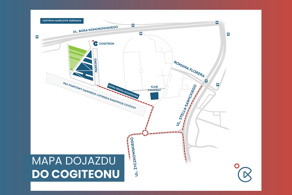 mapa dojazdu do Cogiteonu